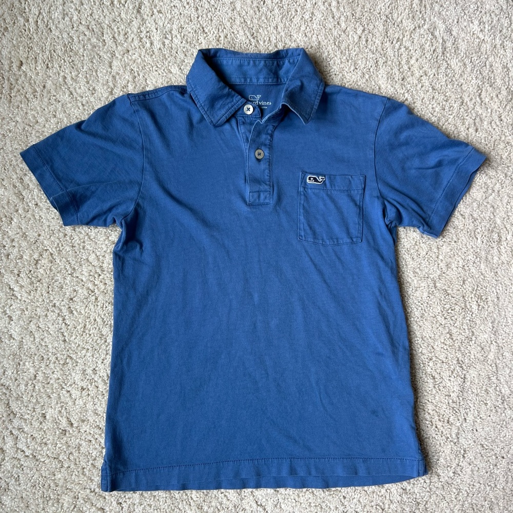 Boys Vineyard Vines Size 7 Golf Shirt